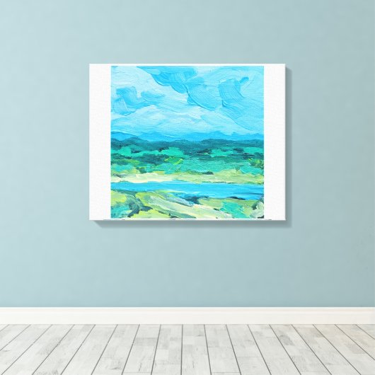 Summer Blur Leinwanddruck (Insitu (Holzboden))