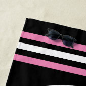 Summer Boat Lake Squad mit Strip Border Strandtuch (Beispiel)