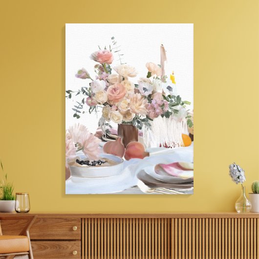 Summer Bohemisch Tablare Leinwanddruck (Insitu (Wohnzimmer))