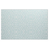 Summer Boho Blue White Daisy Blume Stoff (Fat Quarter (45,7 x 55,9 cm))