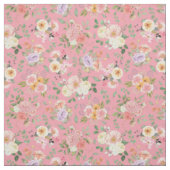 Summer Boho Floral auf Rose Pink Stoff (Muster)