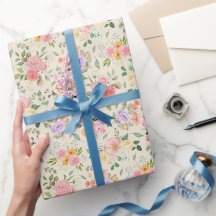 Summer Boho Floral on Bale Yellow