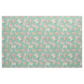 Summer Boho Floral on Green Stoff (Fat Quarter (45,7 x 55,9 cm))