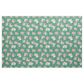 Summer Boho Floral on Tropical Green Stoff (Fat Quarter (45,7 x 55,9 cm))