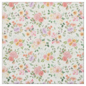 Summer Boho Floral on White Stoff (Muster)