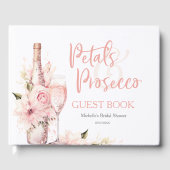 Summer Boho Petals und Prosecco Gästebuch (Vorderseite)