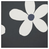Summer Boho Schwarz-weiß Daisy Blume Stoff (Muster)