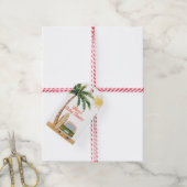 Summer Boho Surf Beach Van Baby Dusche Geschenkanhänger (Mit Garn)