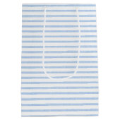 Summer Boho Wavy Line Lemon Wedding Vielen Dank Mittlere Geschenktüte (Rückseite)