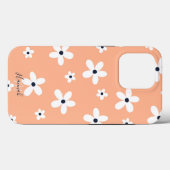 Summer Boho White Daisy Blume Case-Mate iPhone Hülle (Rückseite (Horizontal))