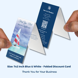 Summer Boost - geklappte Discount Card