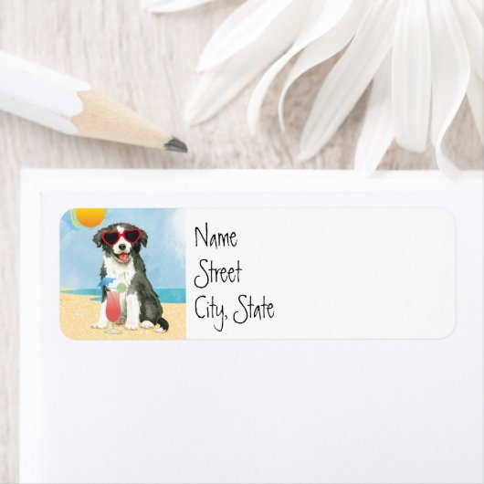 Summer Border Collie Label (Insitu)