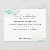 Summer Botanical Farmers Market Cake Care Dankeskarte (Vorderseite)