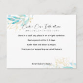 Summer Botanical Farmers Market Cookie Care Dankeskarte (Vorderseite)