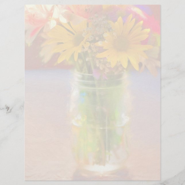 Summer Bouquet. Briefbogen (Vorderseite)