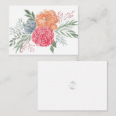 Summer Bouquet Note Card Mitteilungskarte (Vorne/Hinten)