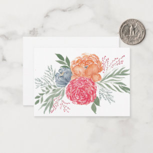 Summer Bouquet Note Card Mitteilungskarte