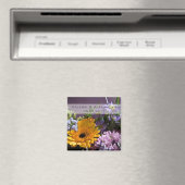 Summer Bouquet ・ Speichern Sie das Date Magnet (In Situ (Geschirrspüler))