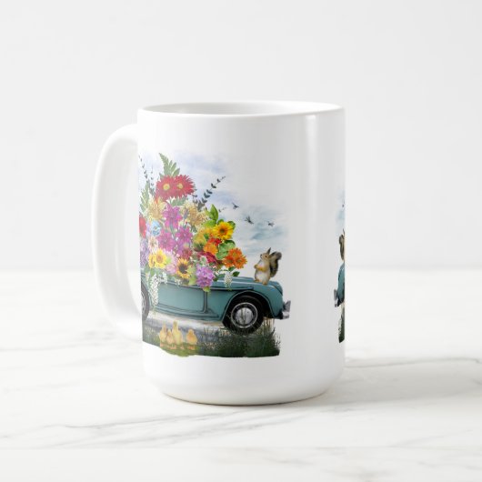 Summer Bouquet Tasse (Vorderseite Links)