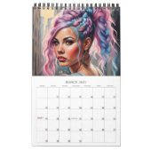 Summer Braids Fantasy Modern Art Kalender (Mär 2027)