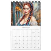 Summer Braids Fantasy Modern Art Kalender (Jan 2027)