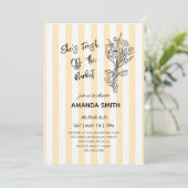 Summer Brautparty Einladung (Stehend Vorderseite)