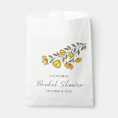 Summer Brautparty Gefälligkeitstaschen mit gelber  Geschenktütchen (Vorderseite)