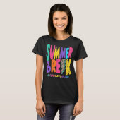 Summer Break Educational Life Sub Leopard Lehre T-Shirt (Vorne ganz)