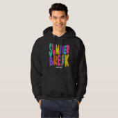 Summer Break Speak Sprachpathologe Summer Va Hoodie (Vorne ganz)
