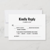 Summer Break Wedding RSVP Card Einladung (Vorderseite)