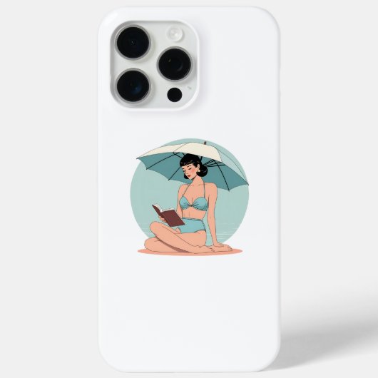 Summer Breeze Bikini Girl – Retro Beach Vibes Case-Mate iPhone Hülle (Rückseite)