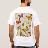 Summer Breeze Butterfly T - Shirt Design (Rückseite)