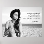 Summer Breeze Poster mit individualisierbarer Quot (Vorne)