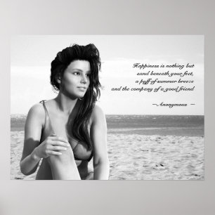 Summer Breeze Poster mit individualisierbarer Quot