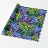 Summer Breeze Tropical Beach Palms Geschenkpapier (Ungerollt)