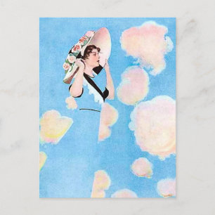 Summer Breezes von C Coles Phillips Postkarte