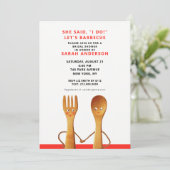 Summer Bridal Dusche Einladung (Stehend Vorderseite)