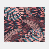 Summer bright seamless background with colorful tr fleecedecke (Vorderseite (Horizontal))