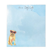 Summer Brussels Griffon Notizblock (Vorderseite)