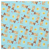 Summer Brussels Griffon Stoff (Muster)