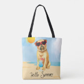 Summer Brussels Griffon Tasche (Rückseite)