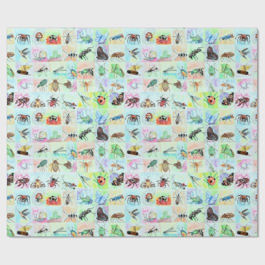 Summer Buggin Collection Geschenkpapier (Flach)