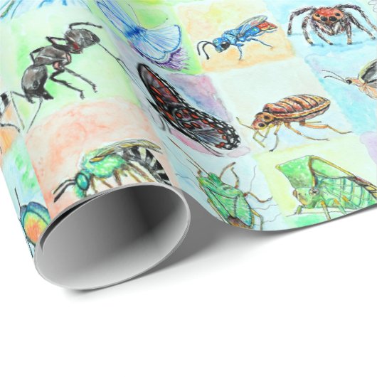 Summer Buggin Collection Geschenkpapier (Rolleneckpunkt)