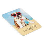 Summer Bulldog Magnet (Rechte Seite)