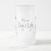 Summer Bulldog Mattglas Bierglas (Mittel)