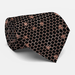 Summer Bumble Bee Neck Tie Krawatte