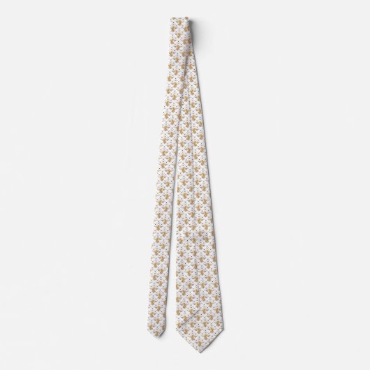 Summer Bumble Bee Neck Tie Krawatte (Rückseite)