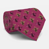 Summer Bumble Bee Neck Tie Krawatte (Gerollt)