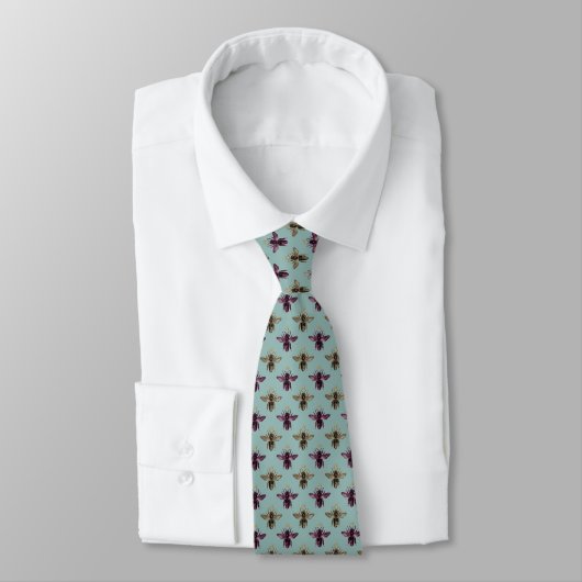 Summer Bumble Bee Neck Tie Krawatte (Gebunden)
