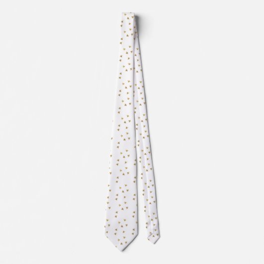Summer Bumble Bee Neck Tie Krawatte (Vorderseite)